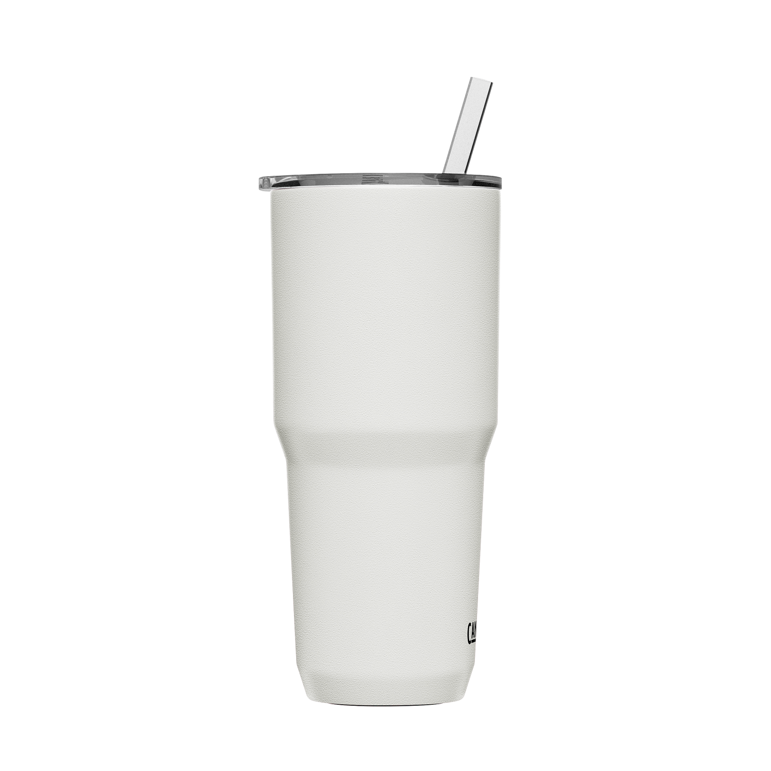 Straw Tumbler, SST Vacuum Insulated 30oz, White