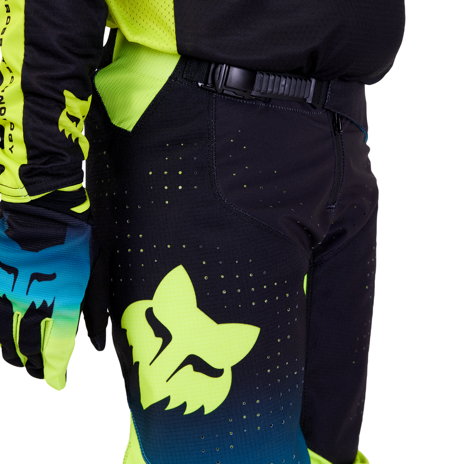 YTH 360 STREAK PANT [BLK/YLW] 24