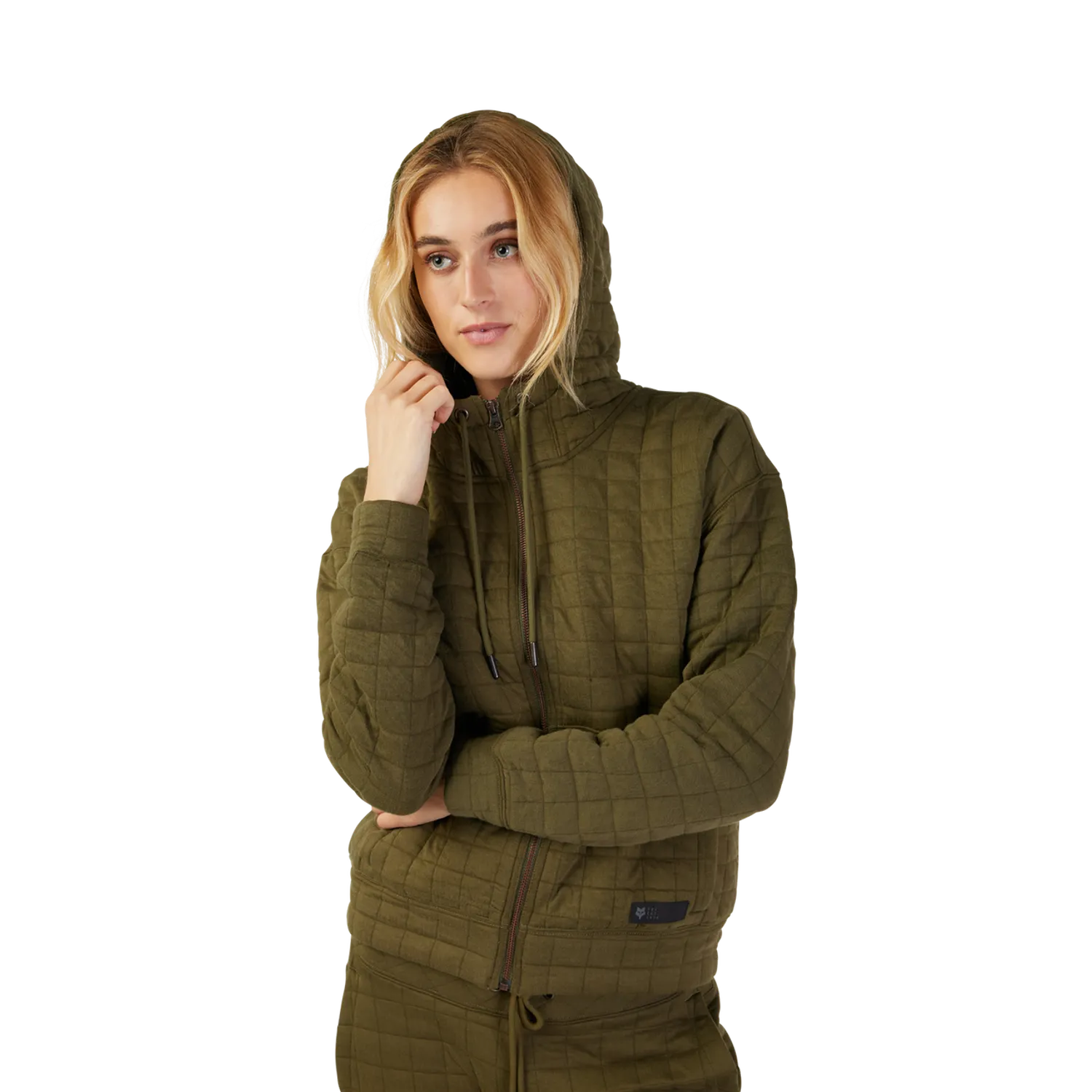 Women's Quilted Zip Hoodie
