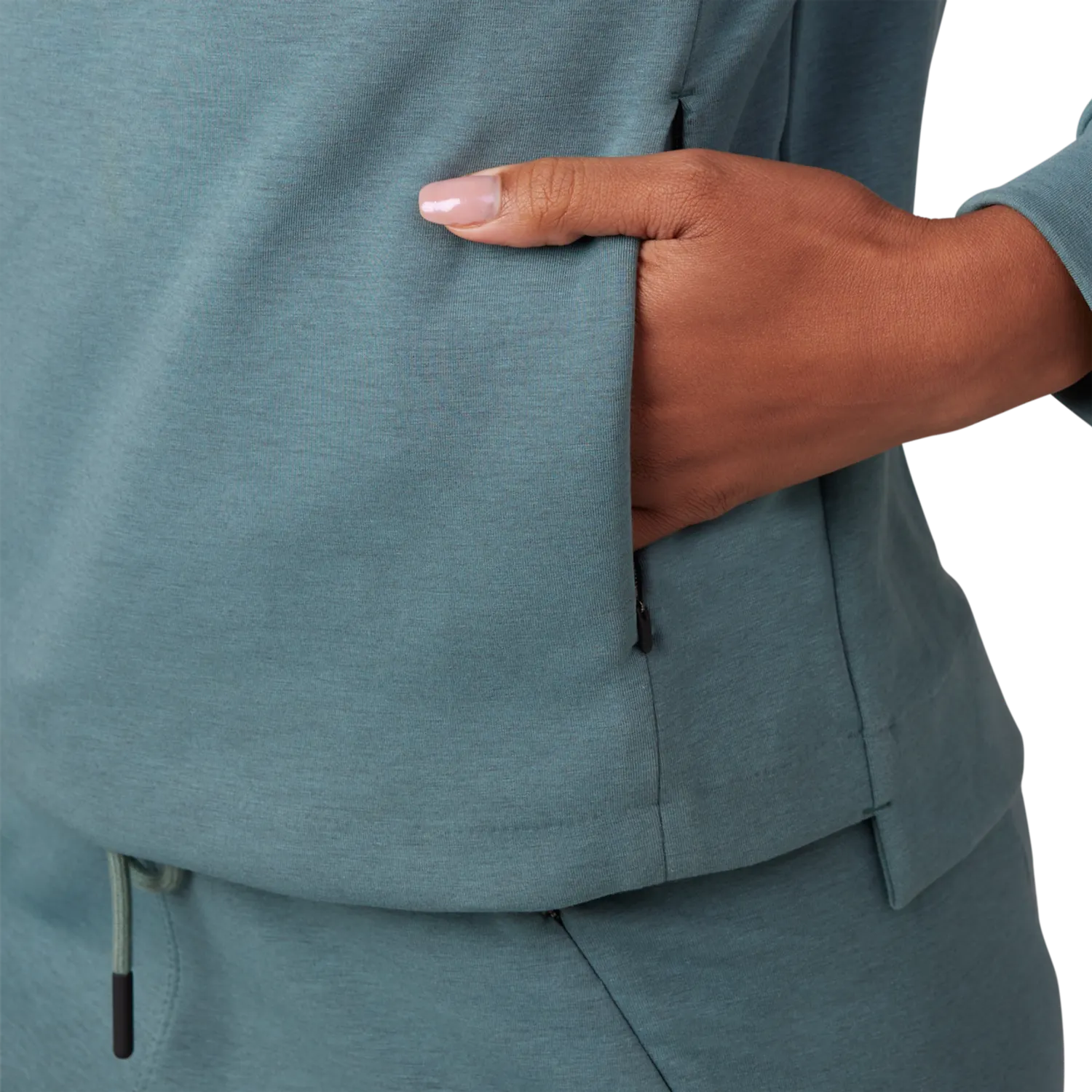 WOMENS RISE PO FLEECE 