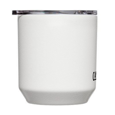 Rocks Tumbler, SST Vacuum Insulated, 10oz, White