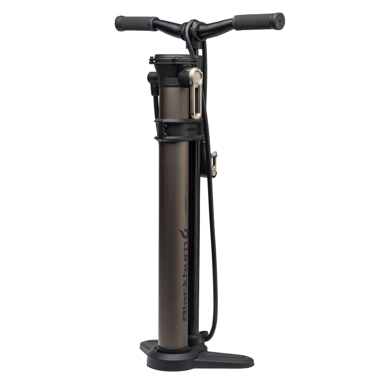 BBN CHAMBER TUBELESS FLOOR PUMP GRY SLV