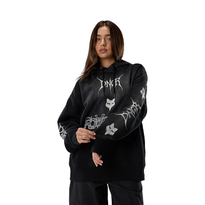 DNGR HEAVYWEIGHT FLEECE PO [BLK] S