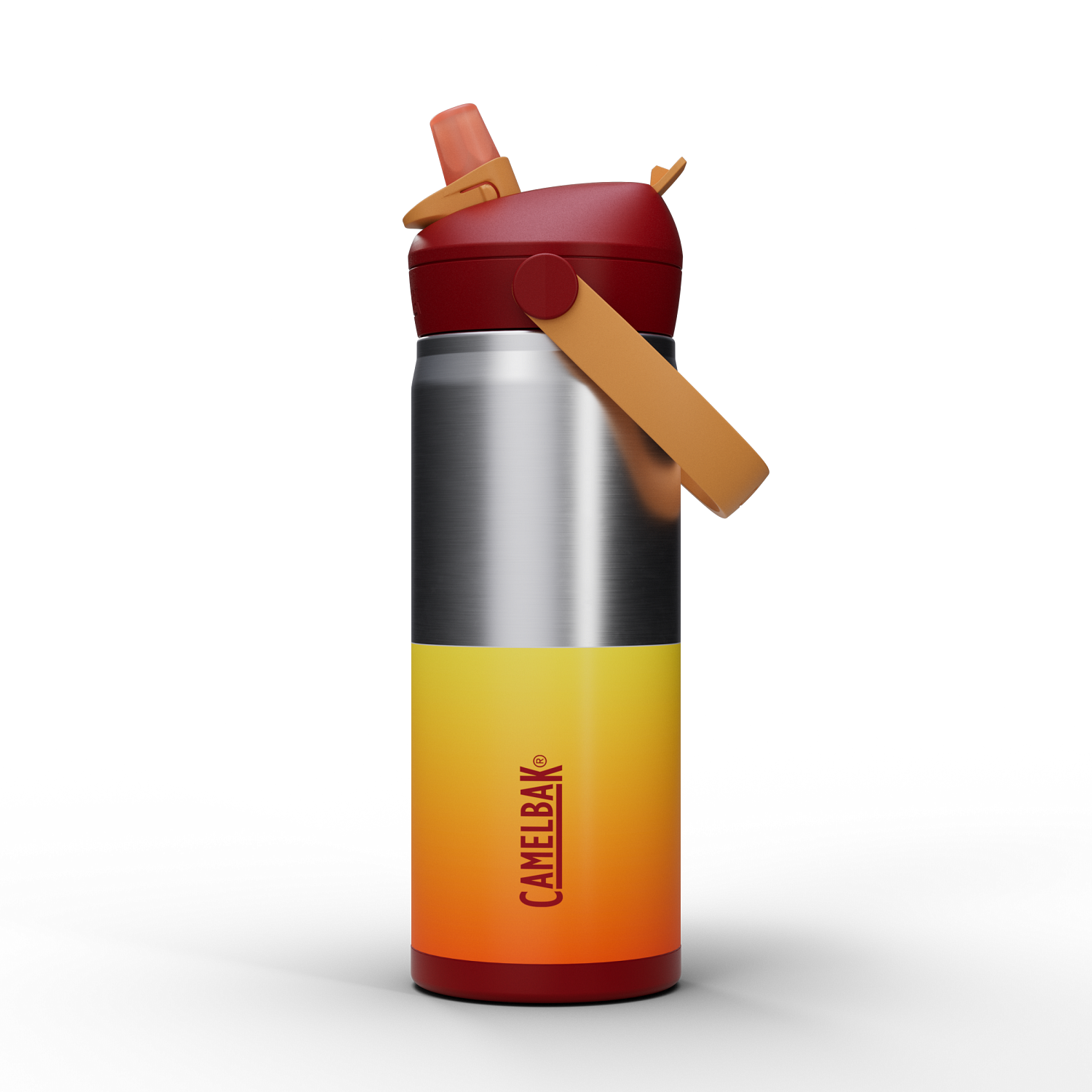 Thrive&trade; Flip Straw Kids 16oz Bottle, Insulated Stainless Steel