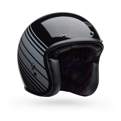 CUSTOM 500 EDGE GLOSS ECE [MET BLK/GRY] M