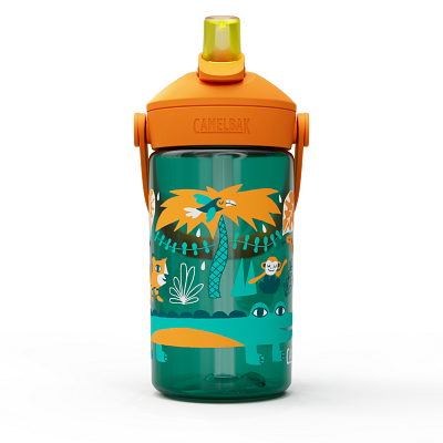Thrive Flip Straw Kids 14oz, Jungle Animals