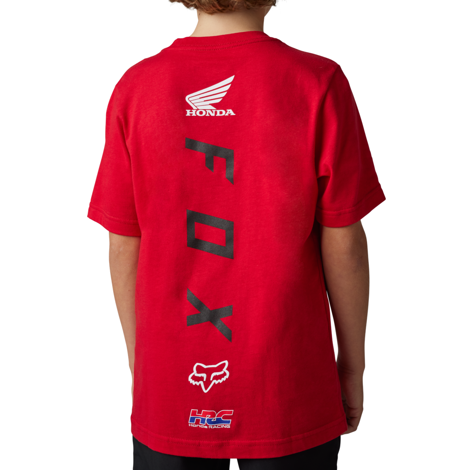 Camiseta Juvenil Fox X Honda - Ni&ntilde;os