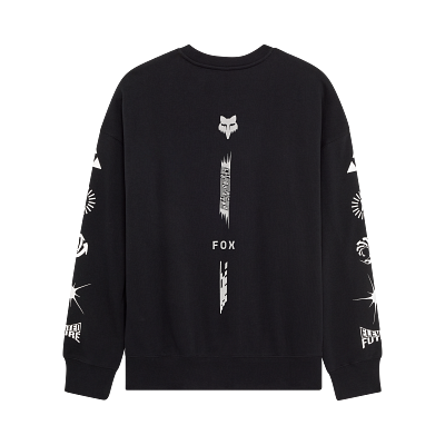 IMAGE COSMO OVERSIZED FLEECE CREW [BLK] S