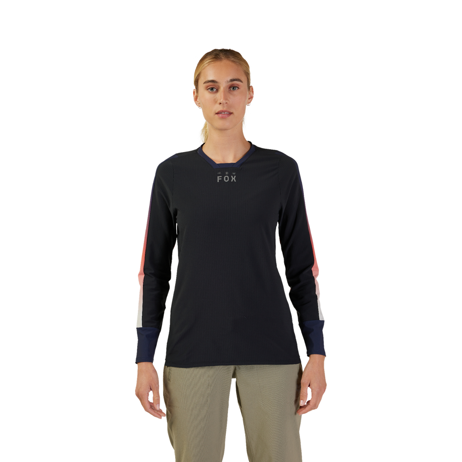 Womens Defend Lunar Thermal Long Sleeve Jersey