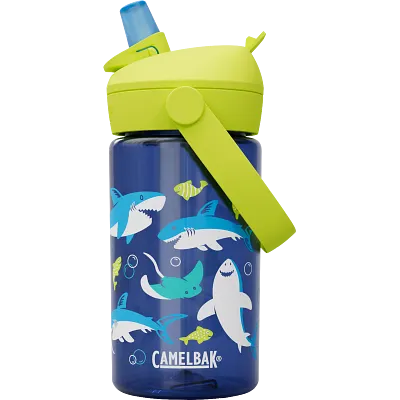 Thrive Flip Straw Kids 14oz, Sharks and Rays