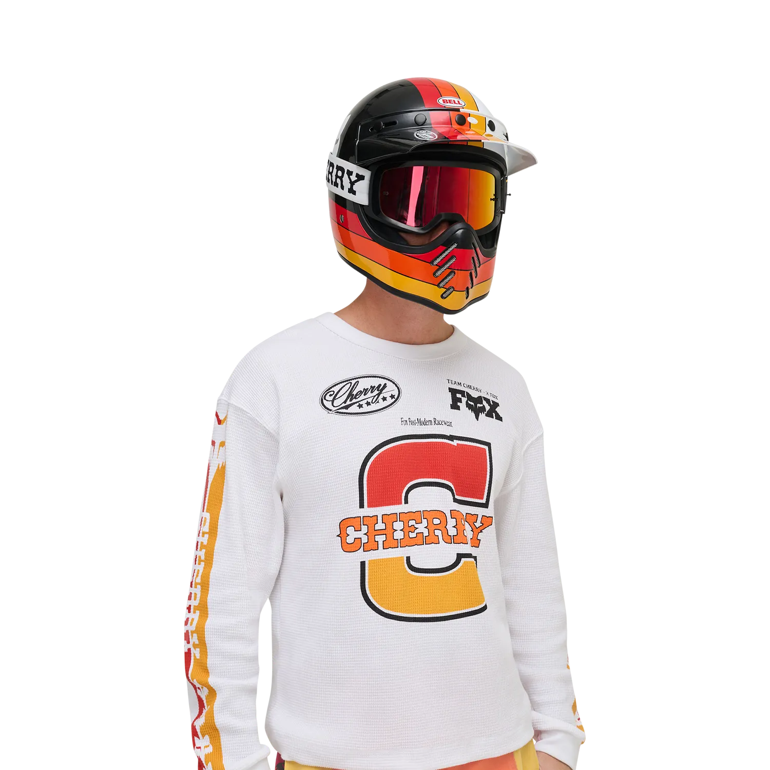 FOX X CHERRY MOTO-3 HELMET 