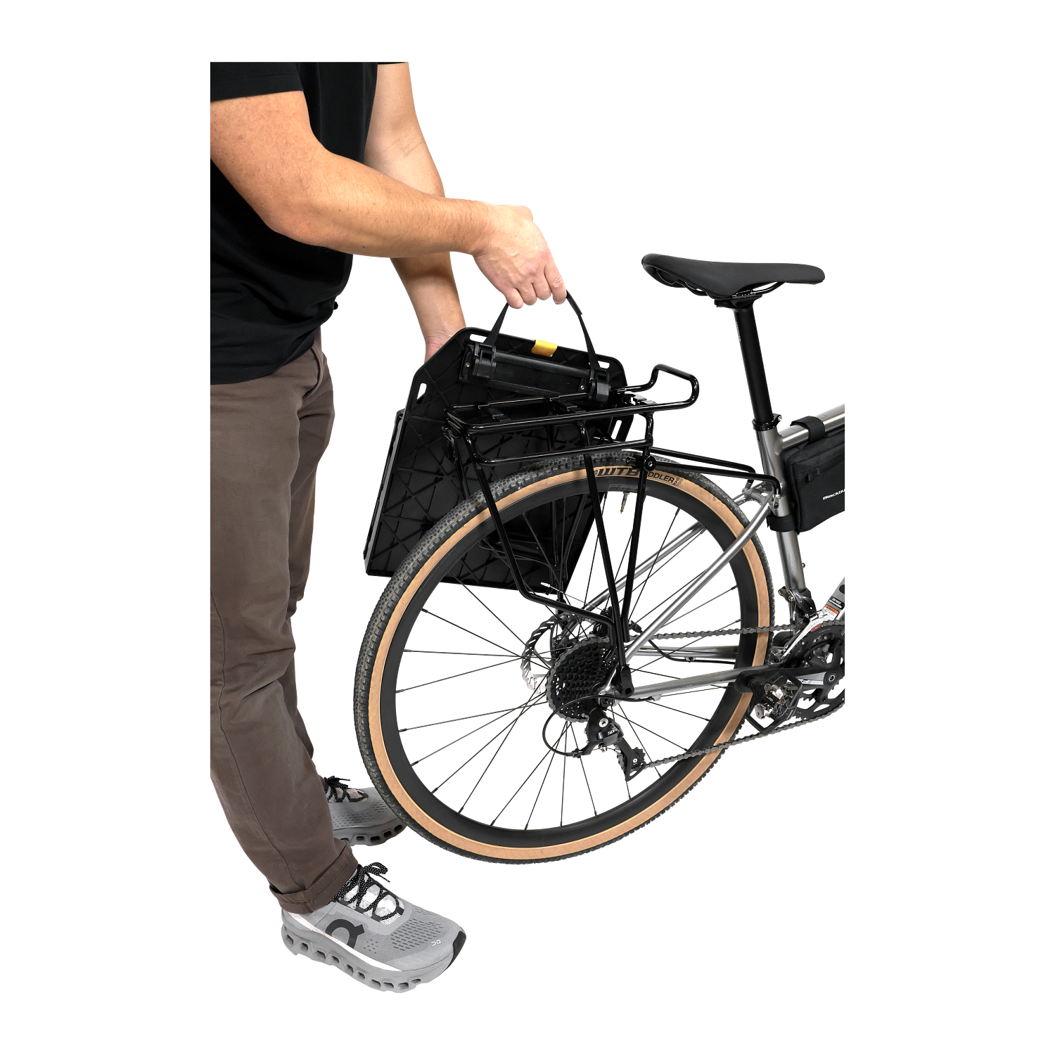 ENDURE FOLDING PANNIER [BLK]