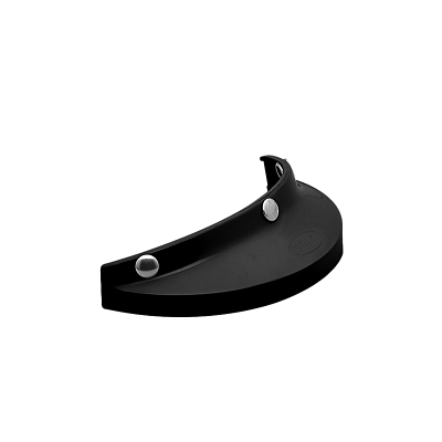 CUSTOM 500 520 VISOR 3-SNAP [BLK] OS