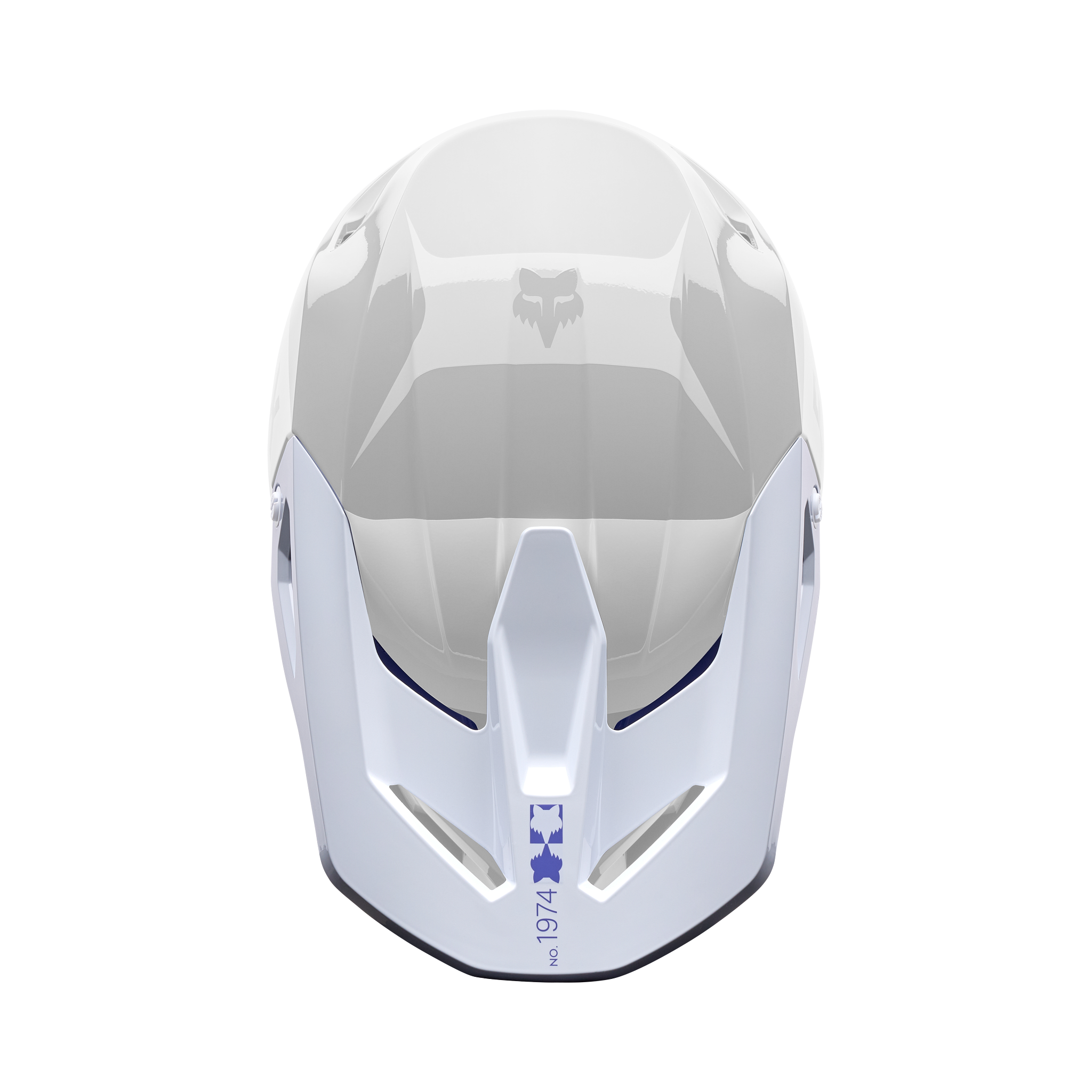 Fox Racing Yth V1 Helmet Visor - Noble - Purple Dove