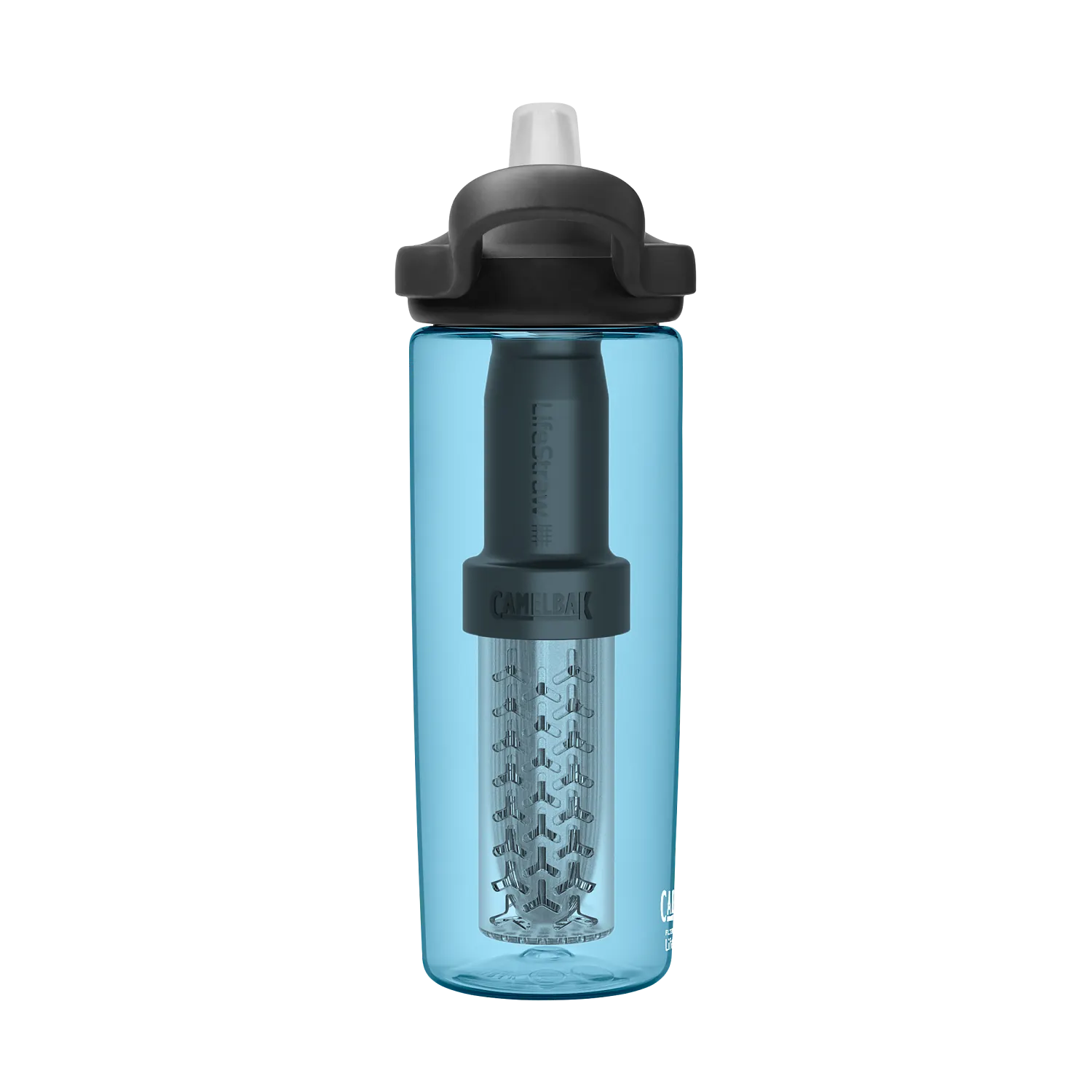 eddy+ 20oz, filtered by LifeStraw, True Blue