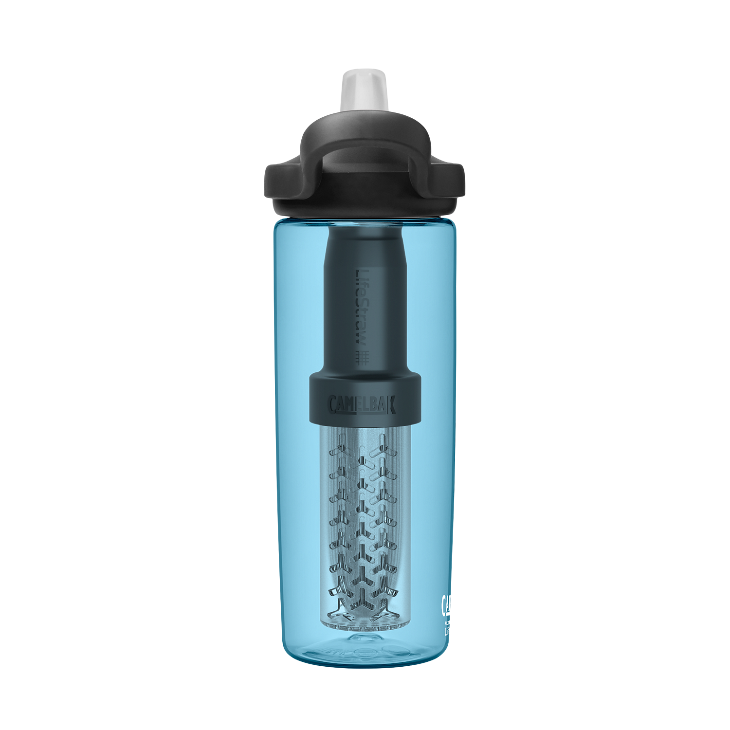 eddy+ 20oz, filtered by LifeStraw, True Blue