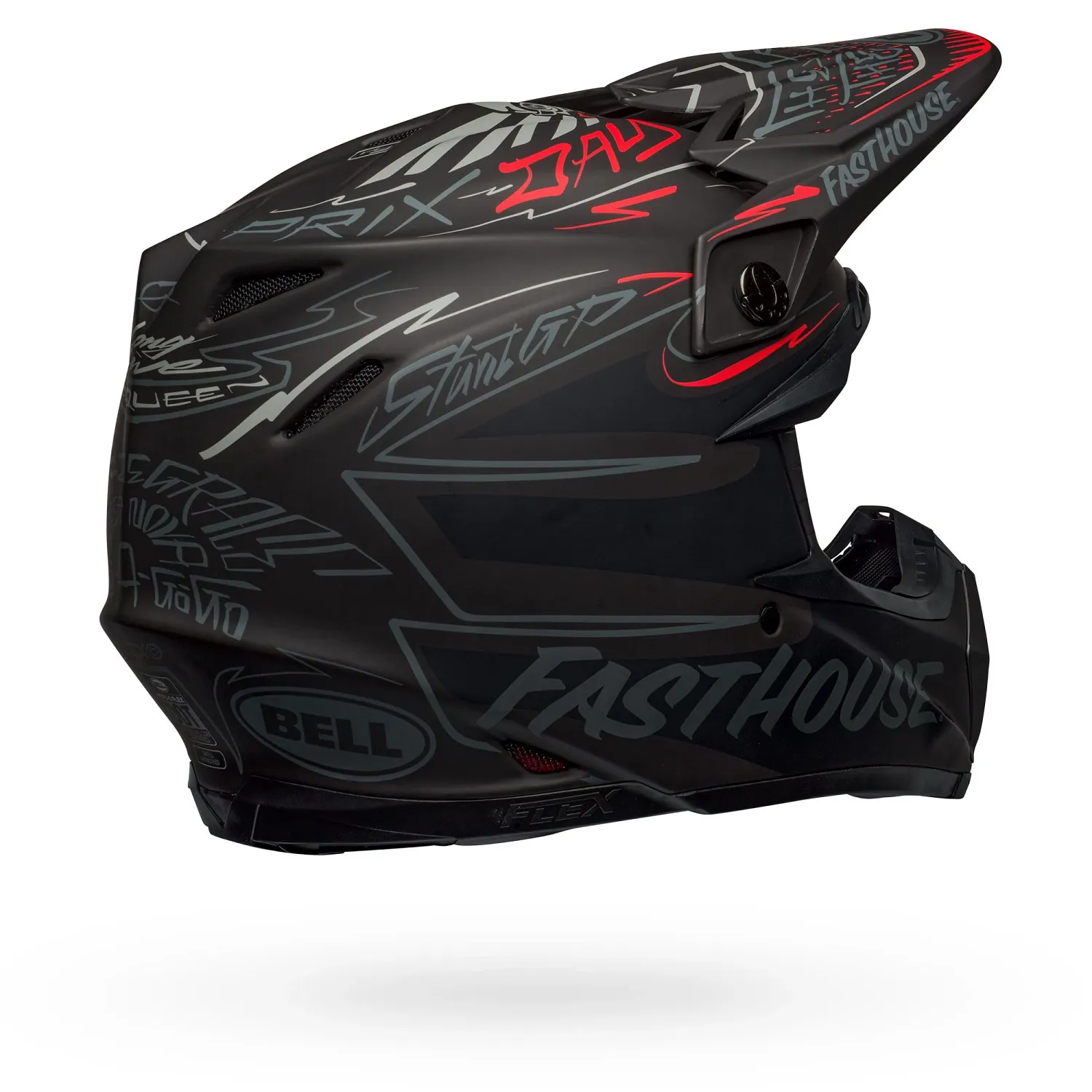PS MOTO-9 FLEX FHDID21 MT BK/GY/RD XL
