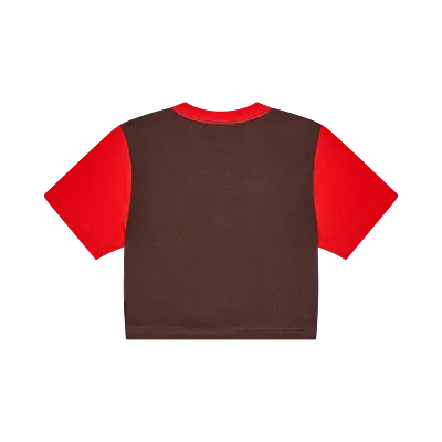 T-shirt crop Super Trick - Femme