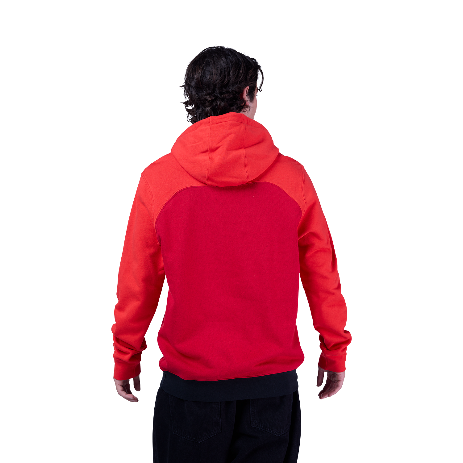 Fracture Paneled Pullover Hoodie
