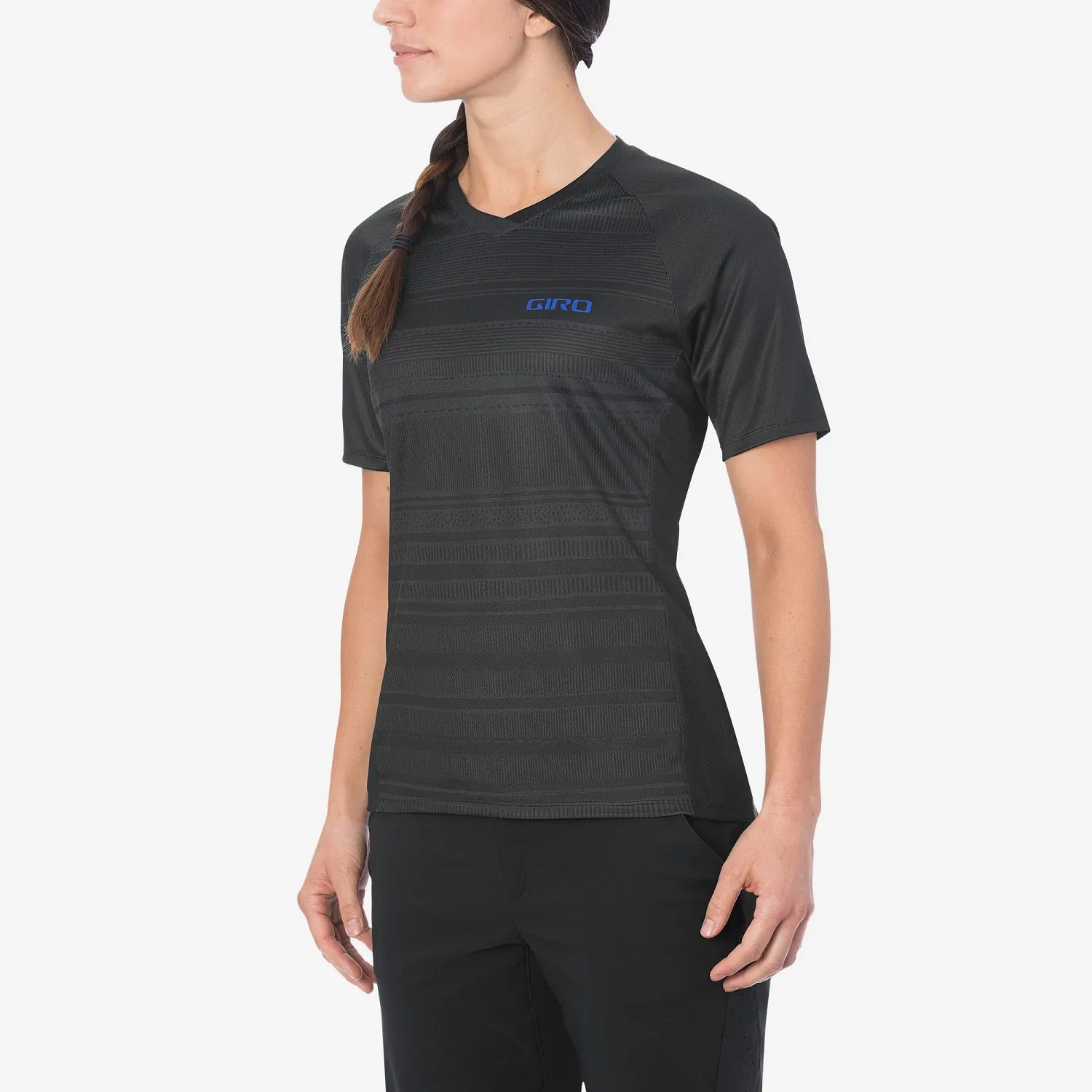 GA W ROUST JERSEY BLK LINES XS