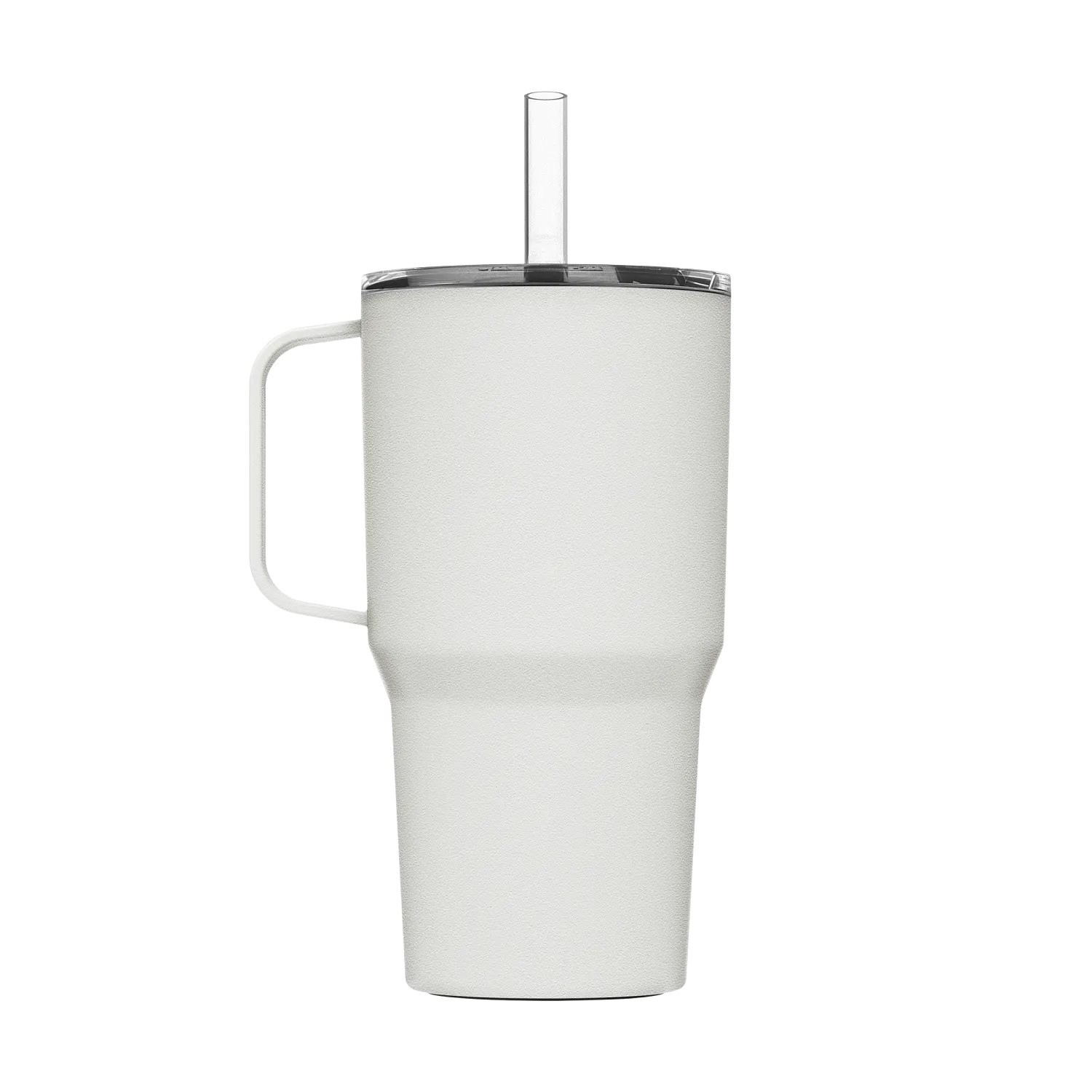 Straw Mug, SST Vacuum Insulated, 24oz, White