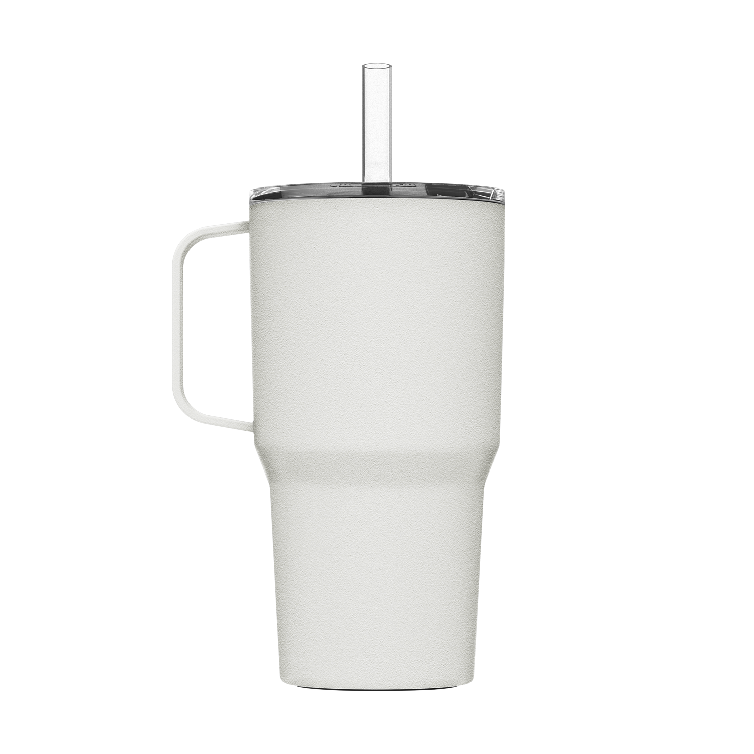 Straw Mug, SST Vacuum Insulated, 24oz, White
