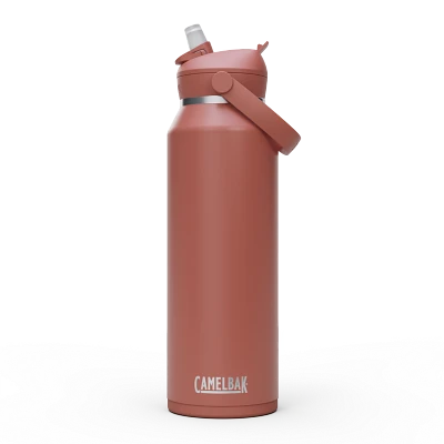 Thrive&trade; Flip Straw 40oz Bottle, Insulated Stainless Steel