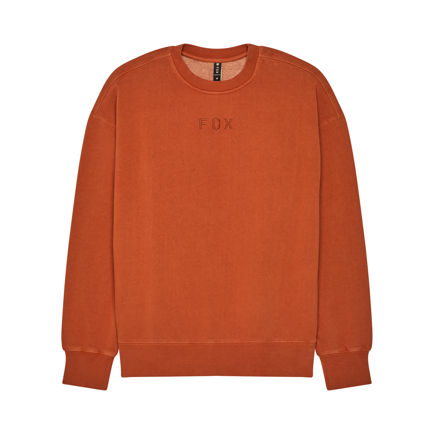 Wordmark oversized pullover med rund halsudsk&aelig;ring