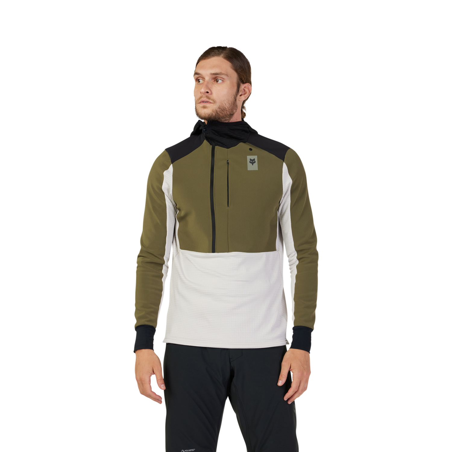 DEFEND THERMAL HOODIE [OLV GRN] S