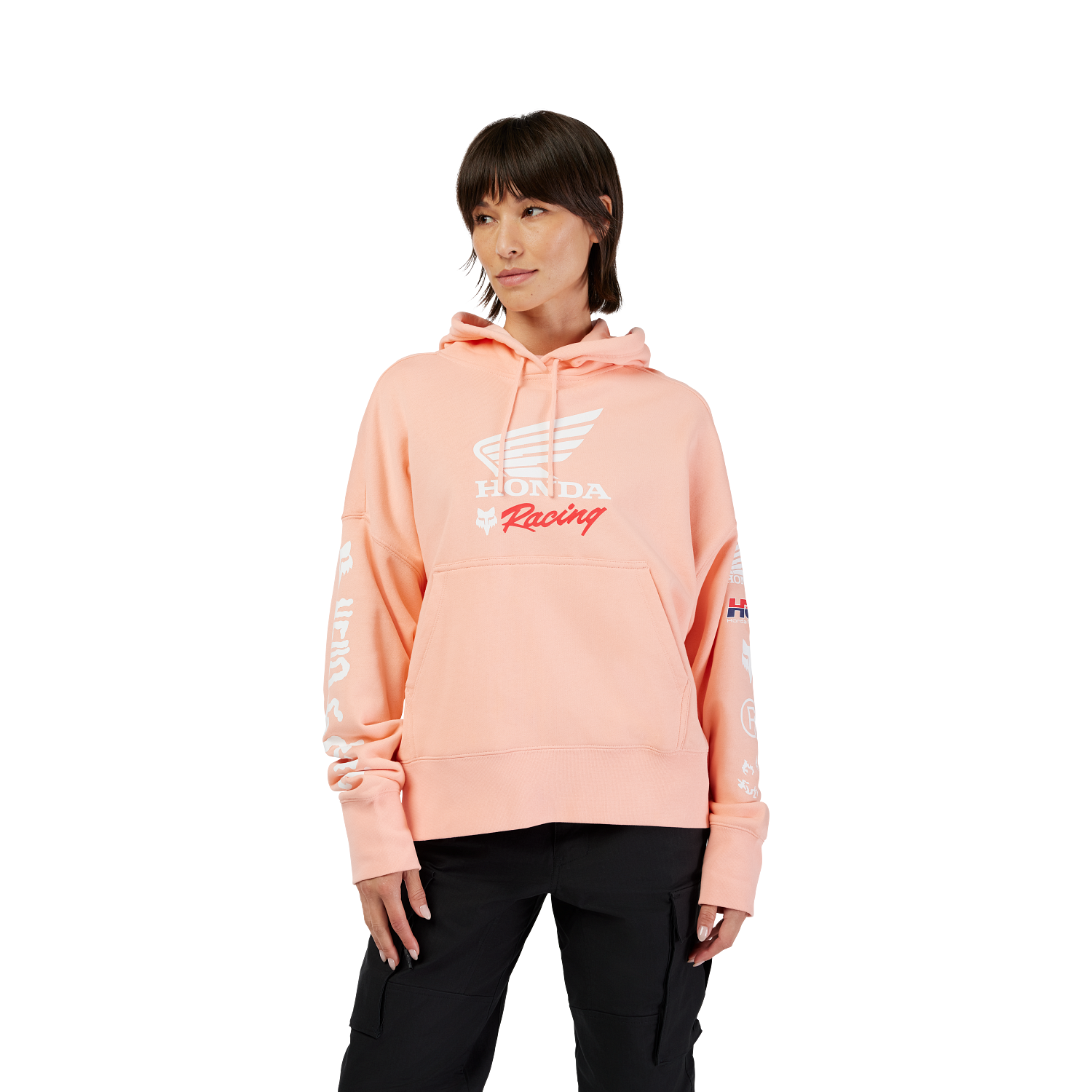 Moletom feminino Fox x Honda Oversized Pullover