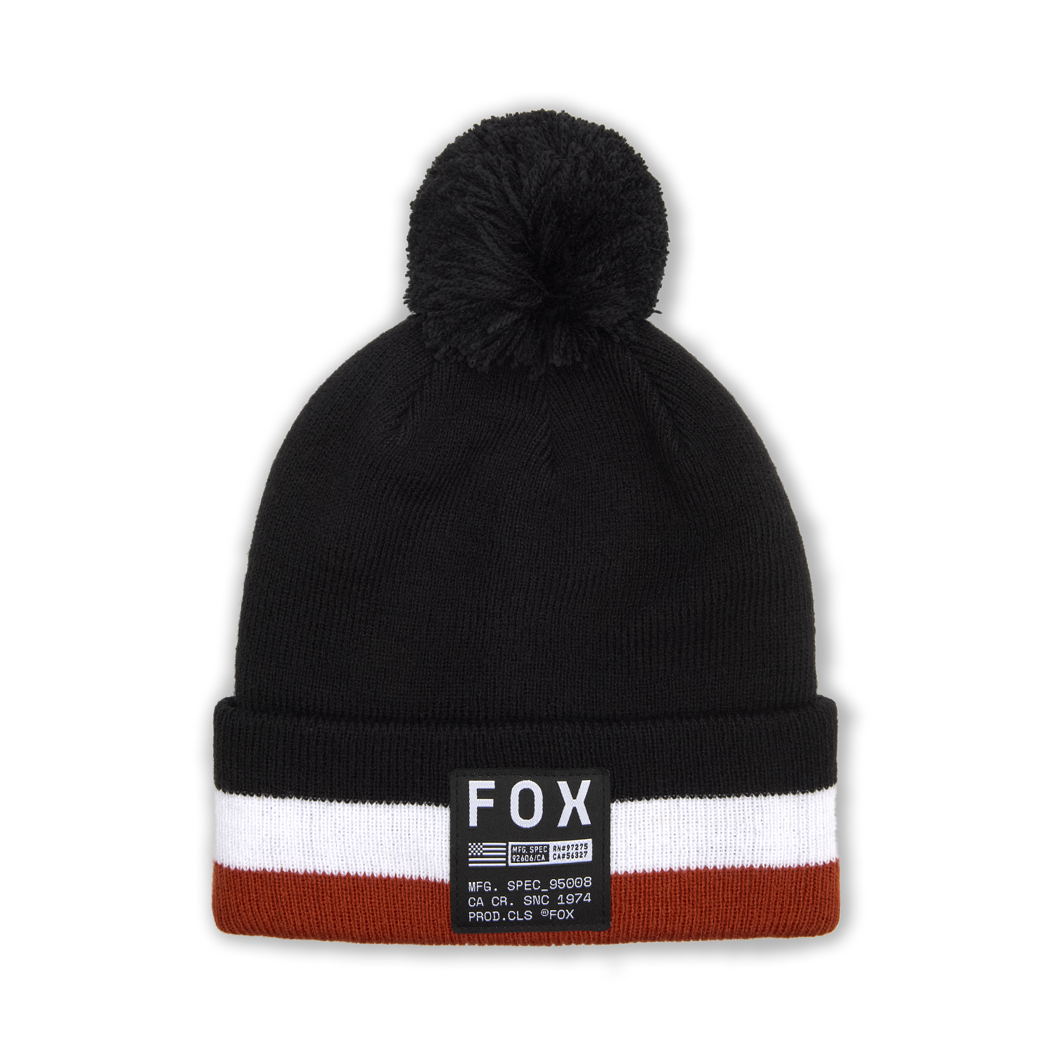 FRACTURE POM BEANIE [BLK] OS