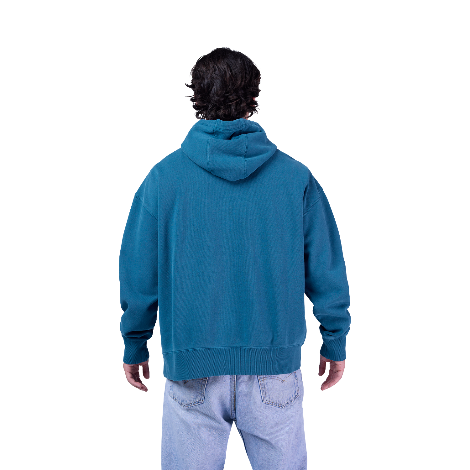 Wordmark oversized pullover-h&aelig;ttetr&oslash;je