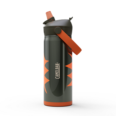 Thrive&trade; Flip Straw Kids 16oz Bottle, Insulated Stainless Steel