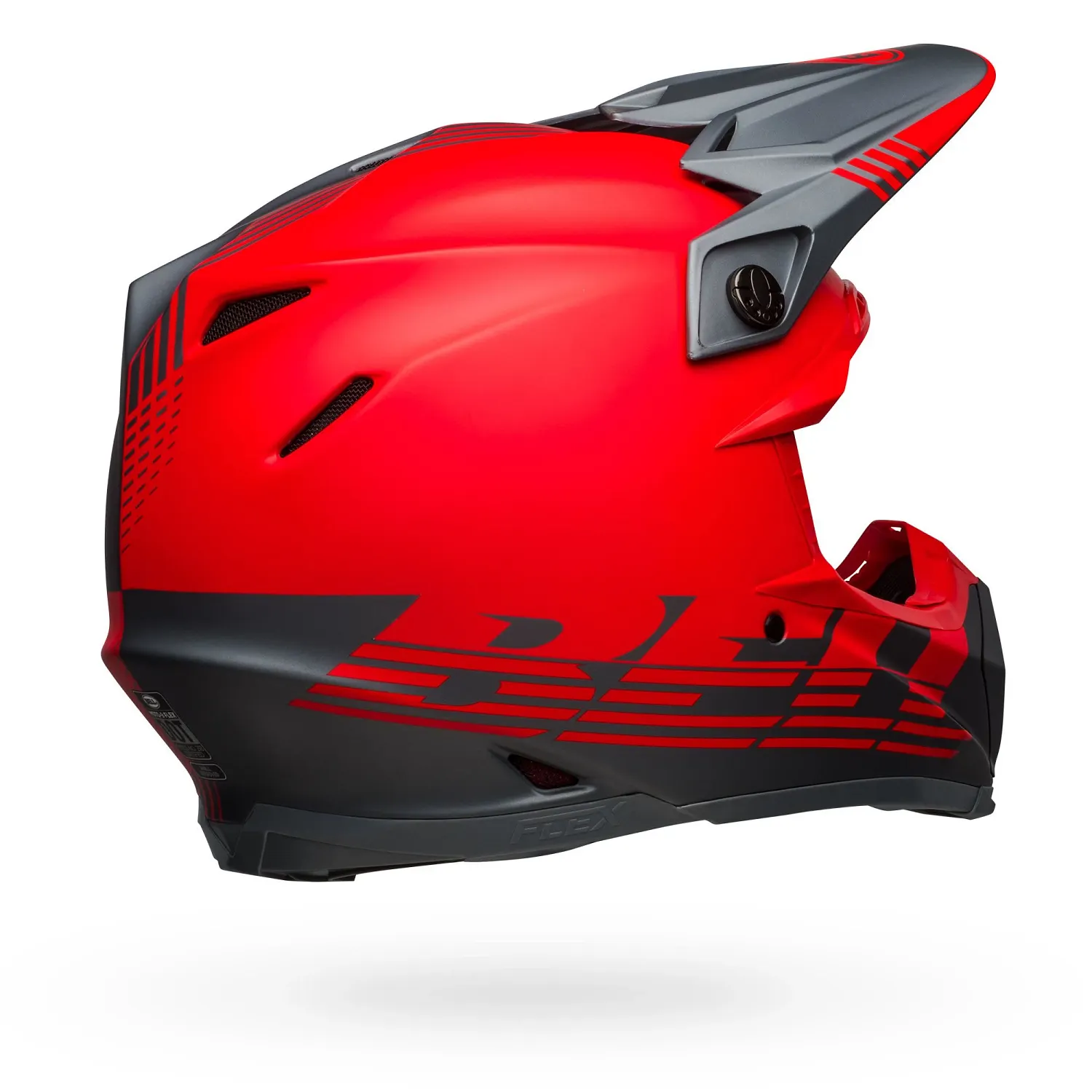 PS MOTO-9 FLEX LOUVER MT GY/RD M