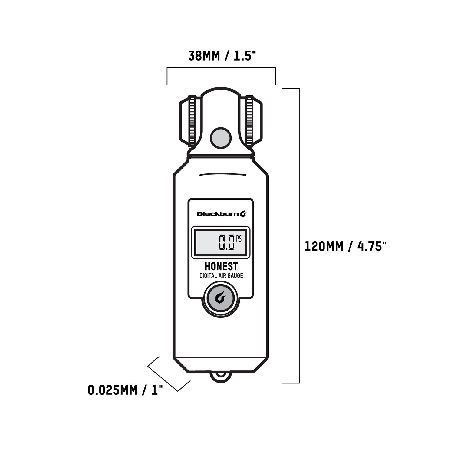 BBN HONEST DIGITAL PRESSURE GAUGE
