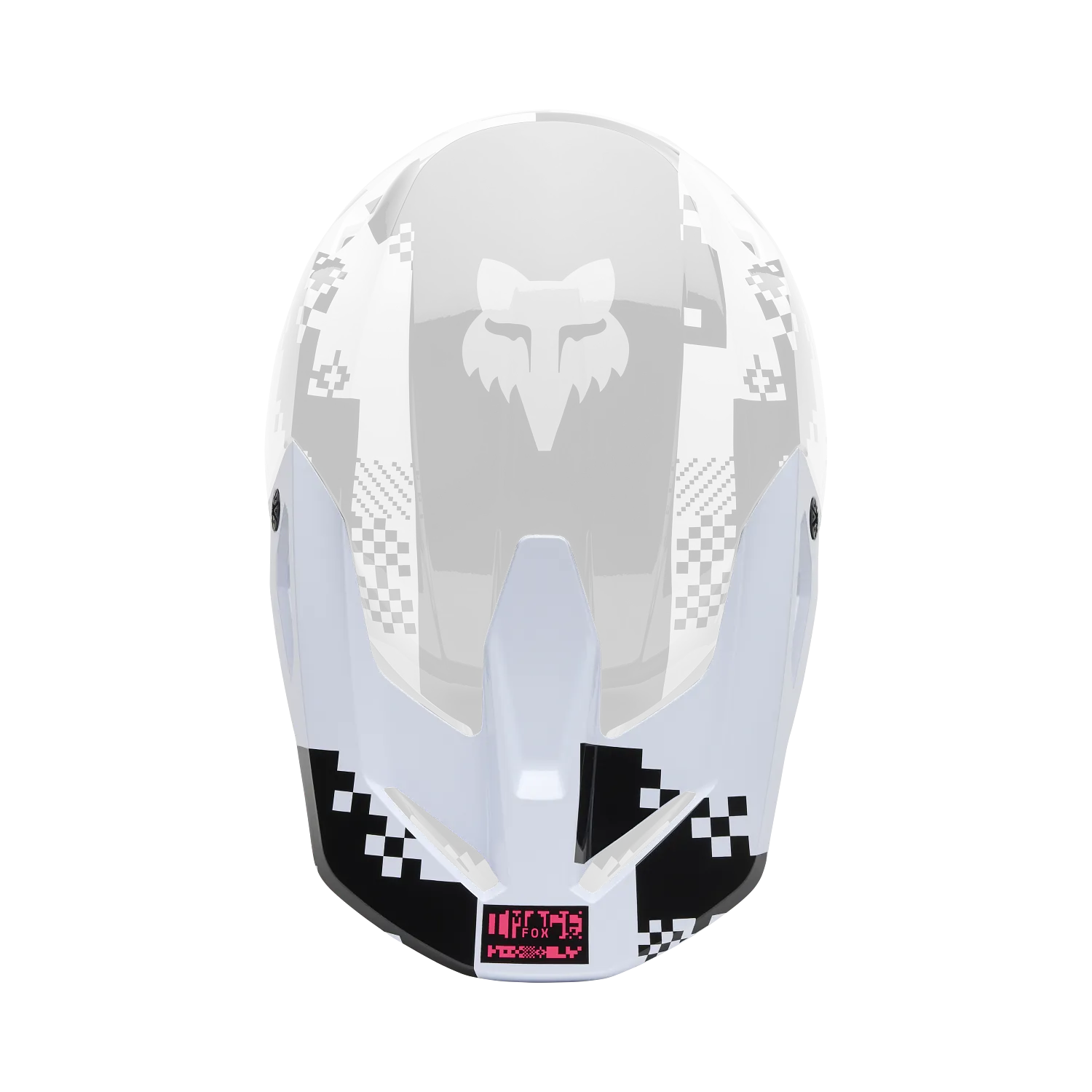 V1  HELMET VISOR - DIGI IMAGE [BLK/PNK] S/M