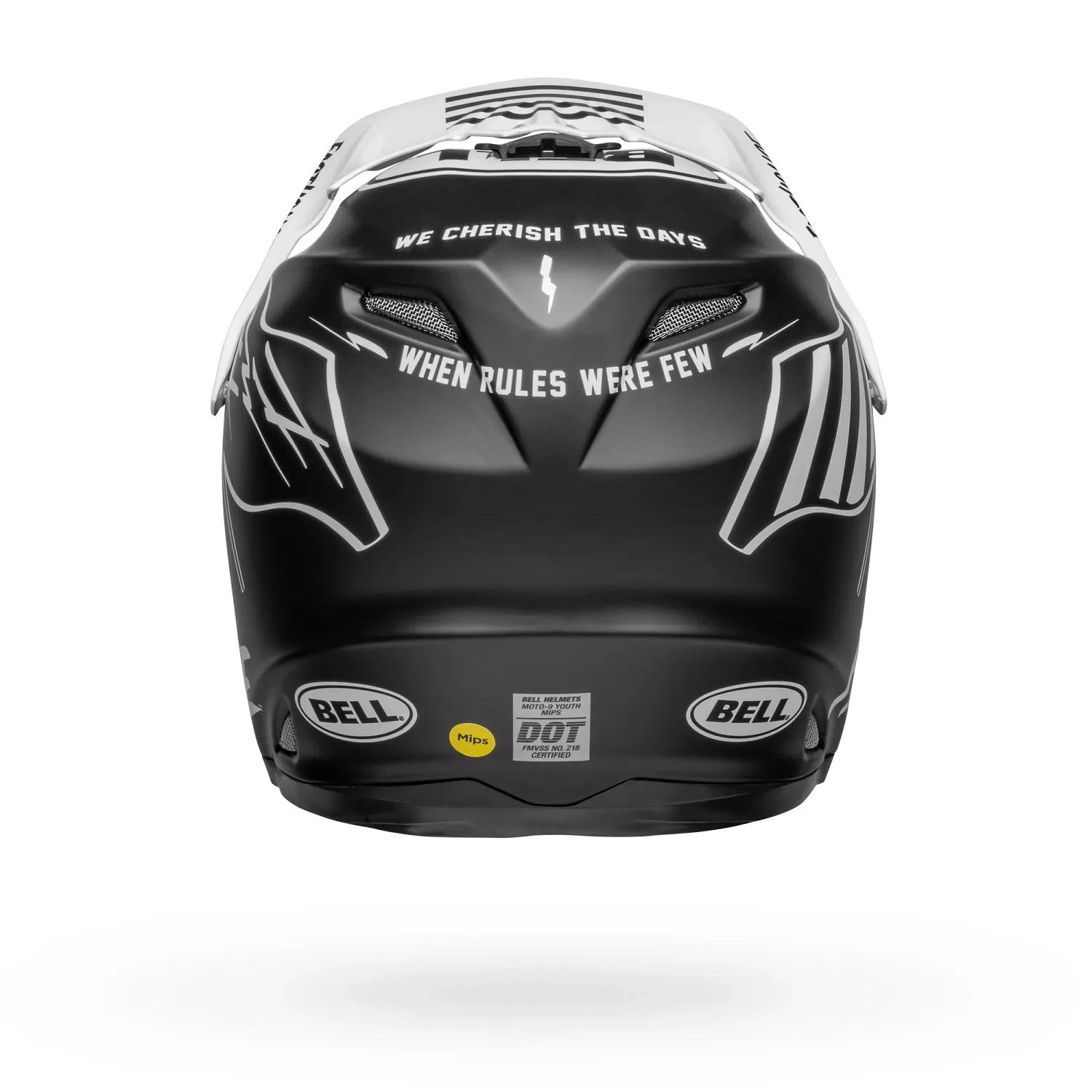 PS MOTO-9YTHMIPS FH FLYC MT BK/WH Y L/XL