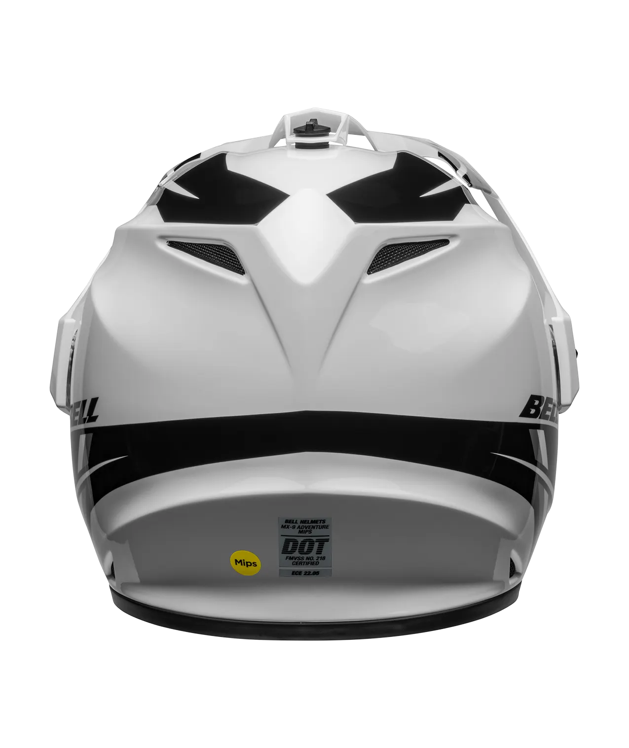 BELL MX-9 Adventure MIPS Integralhelm – Für Gelände & Straße, Mit Visier, XXL (63-64 Cm), Weiß/gelb