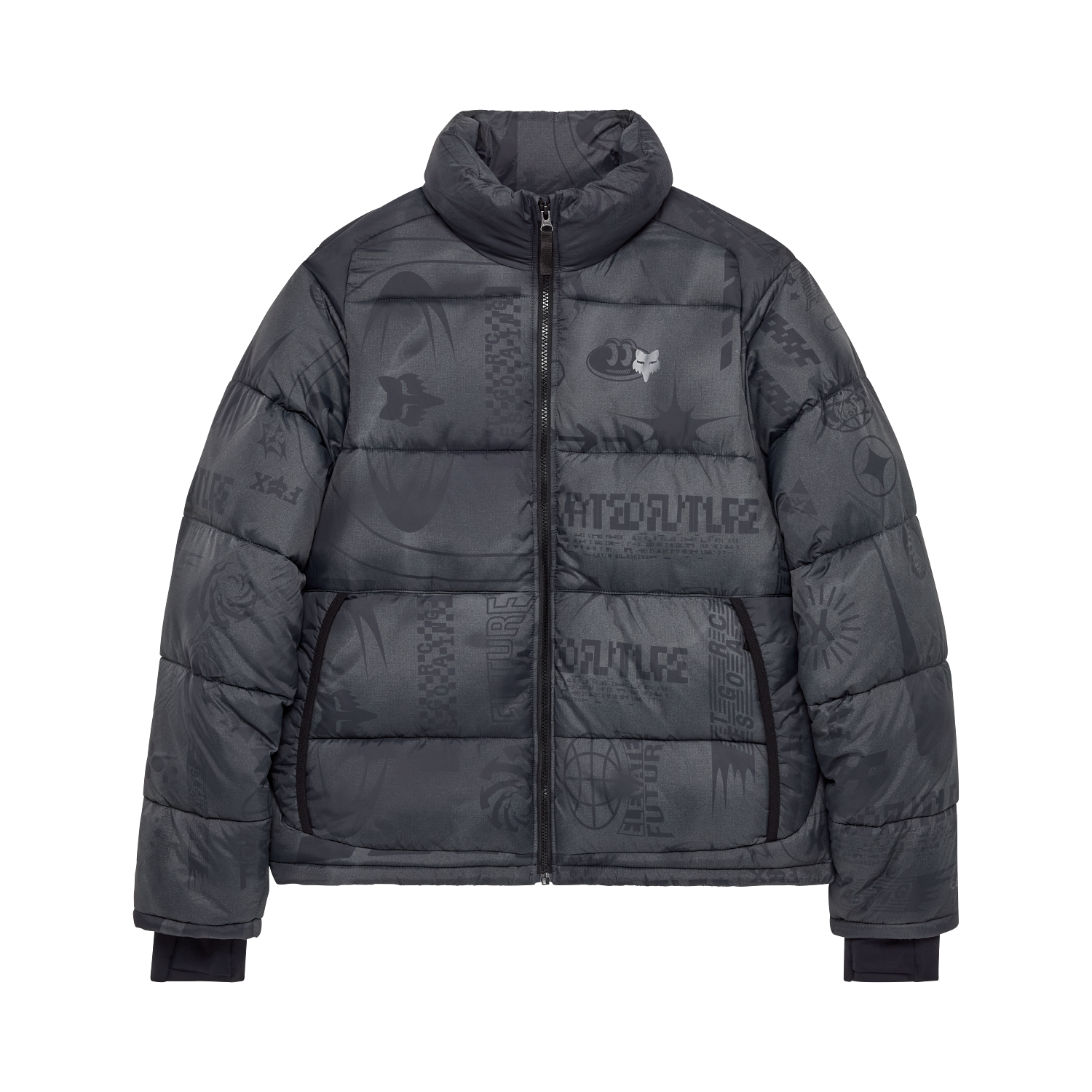 Ridgeway Bedruckte Hi-Loft-Jacke
