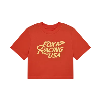 Womens Fox USA Baby Tee