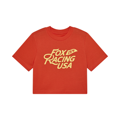 Womens Fox USA Baby Tee