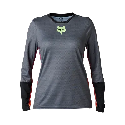 Womens Defend Race Long Sleeve Jersey