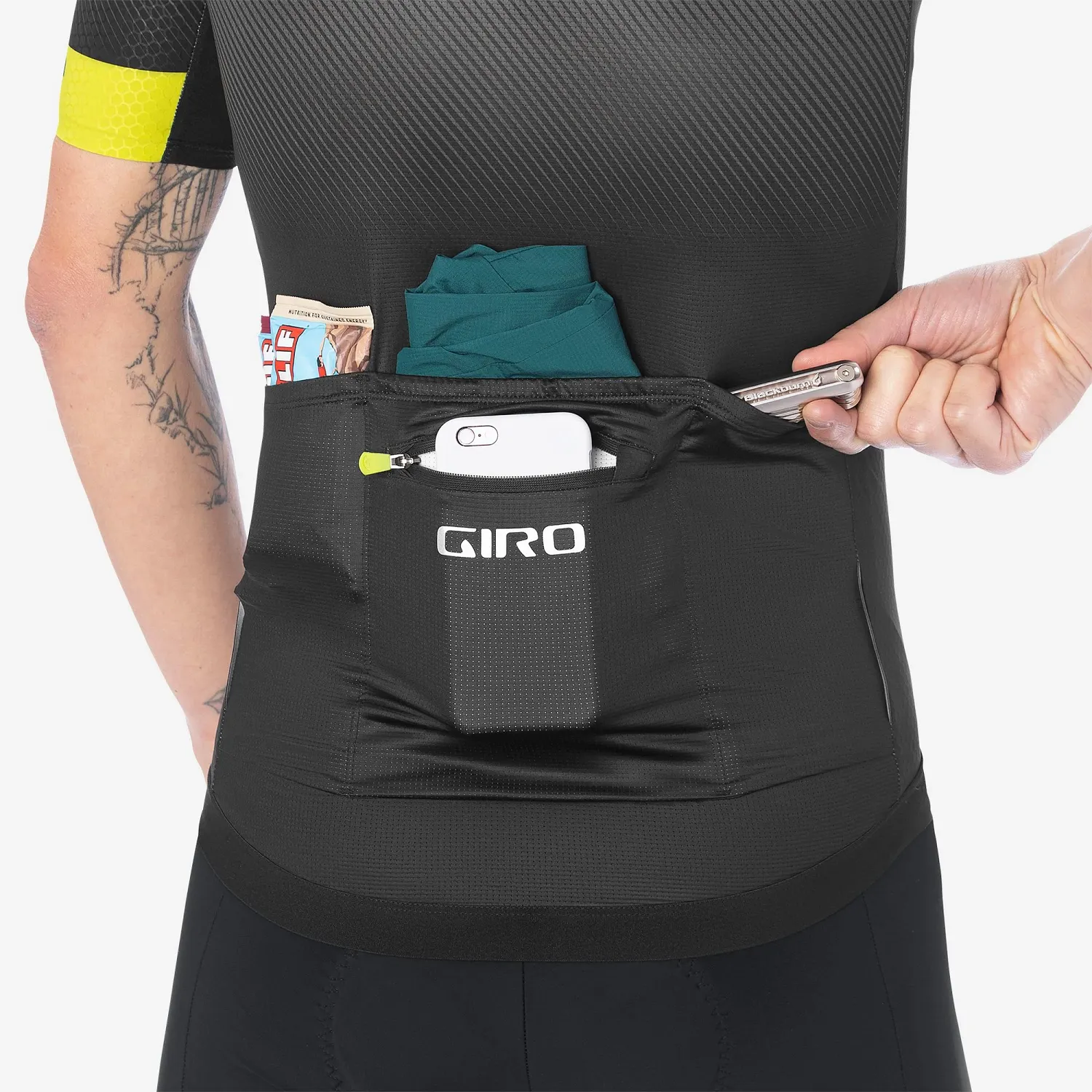GA M CHRNO PRO JERSEY BLK TRNSITION S