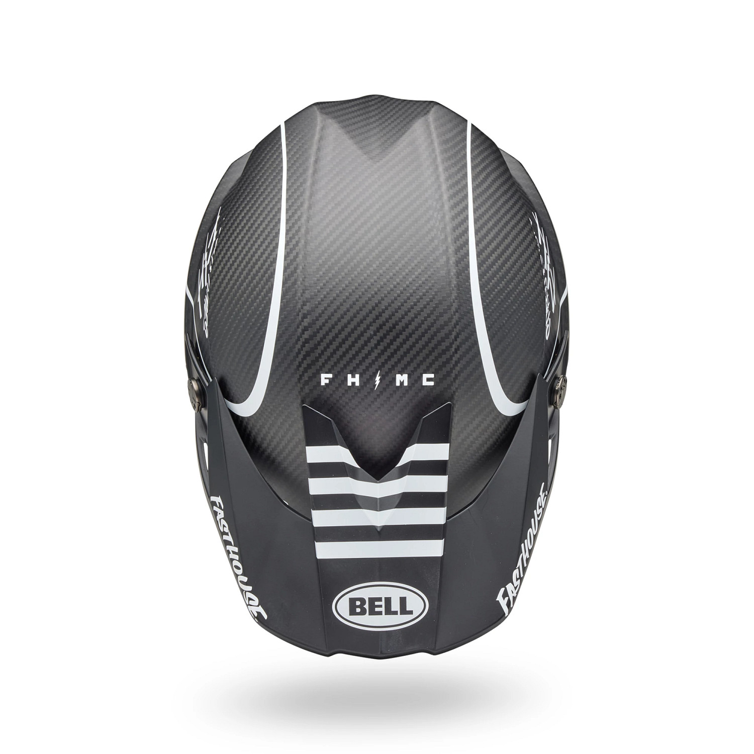 PS MOTO-10 SPHR FH RAVEN MT BK/WH L