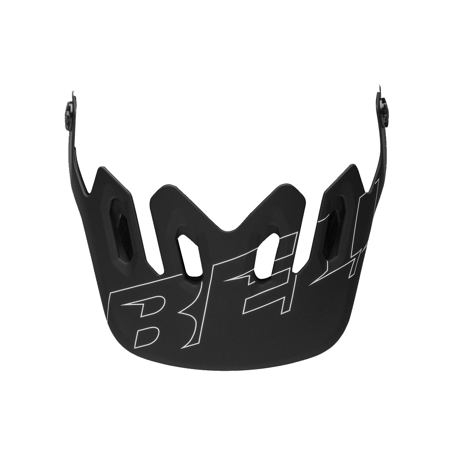 SUPER 3R/3 VISOR [MT BLK/WHT] OS