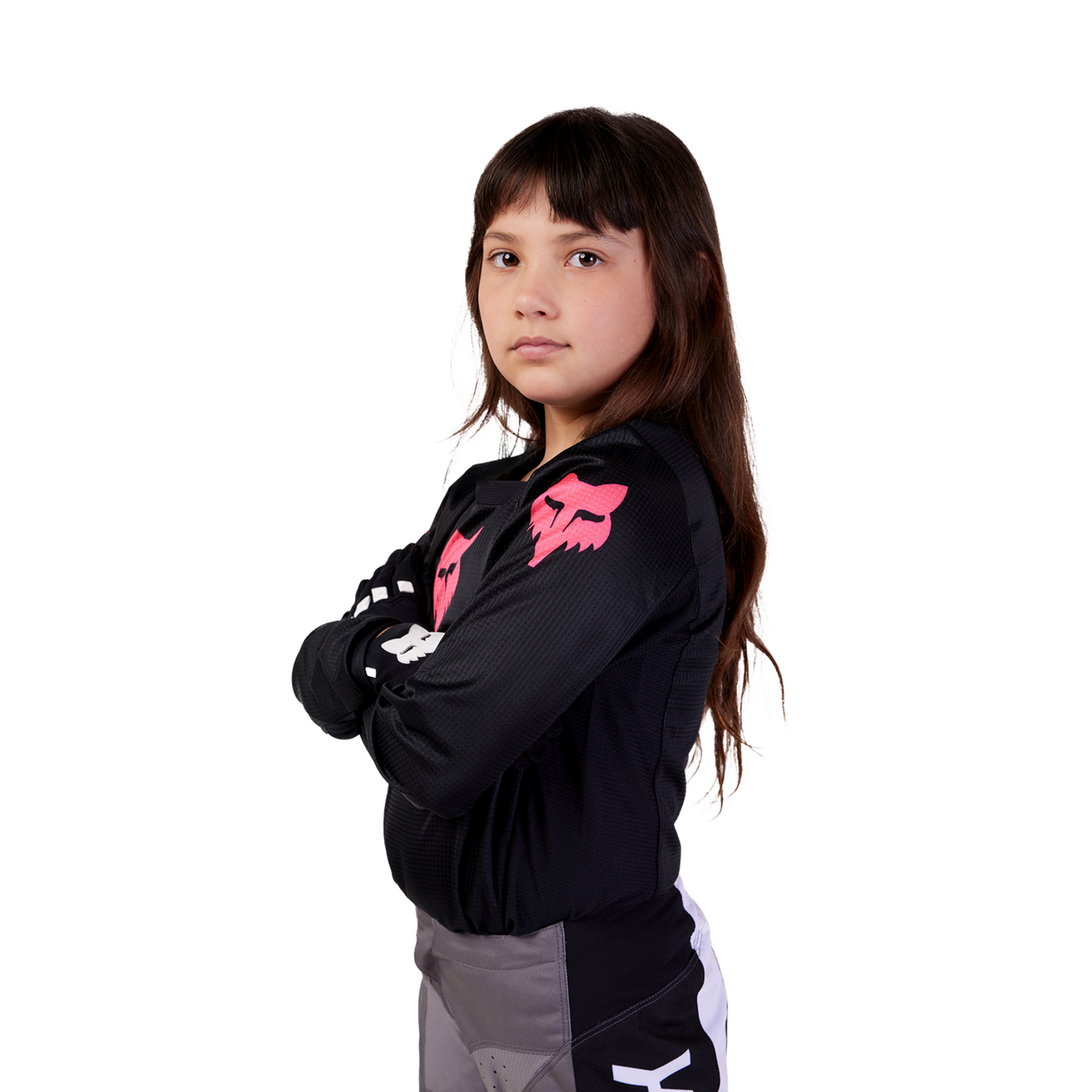 YTH GIRLS BLACKOUT JERSEY [BLK/BLK] YXL