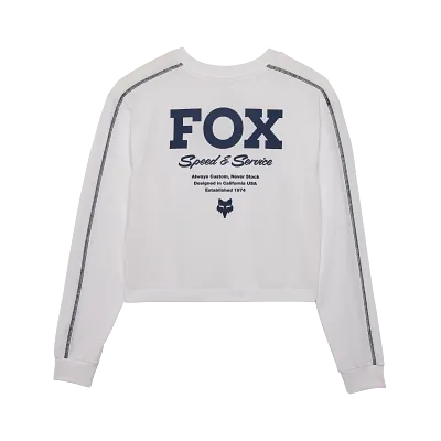 Vitesse pour femmes et service &agrave; manches longues Crop Tee