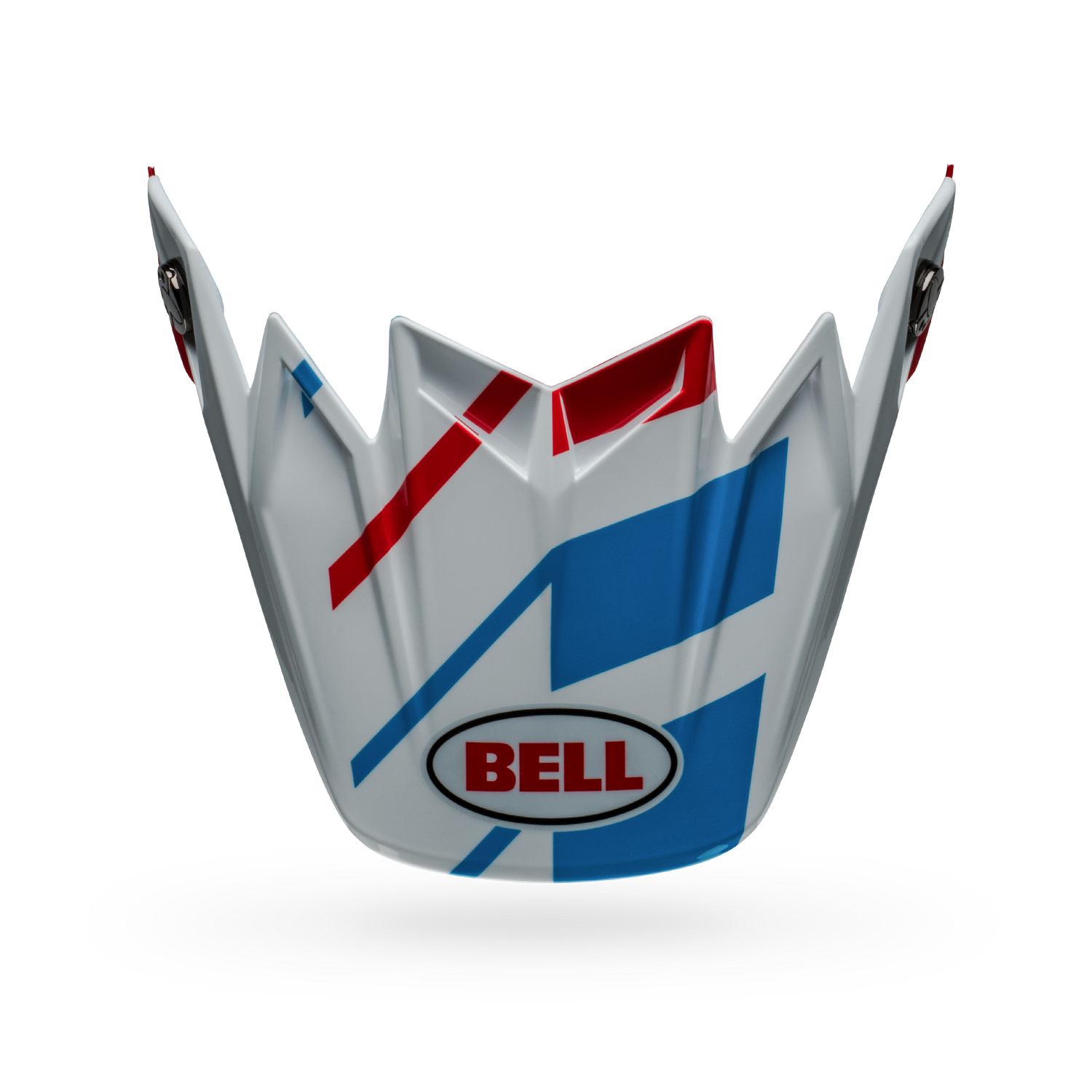 PS MOTO 9 FLEX VISOR BANSHEE WH/RD