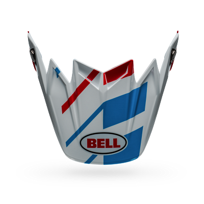 PS MOTO 9 FLEX VISOR BANSHEE WH/RD