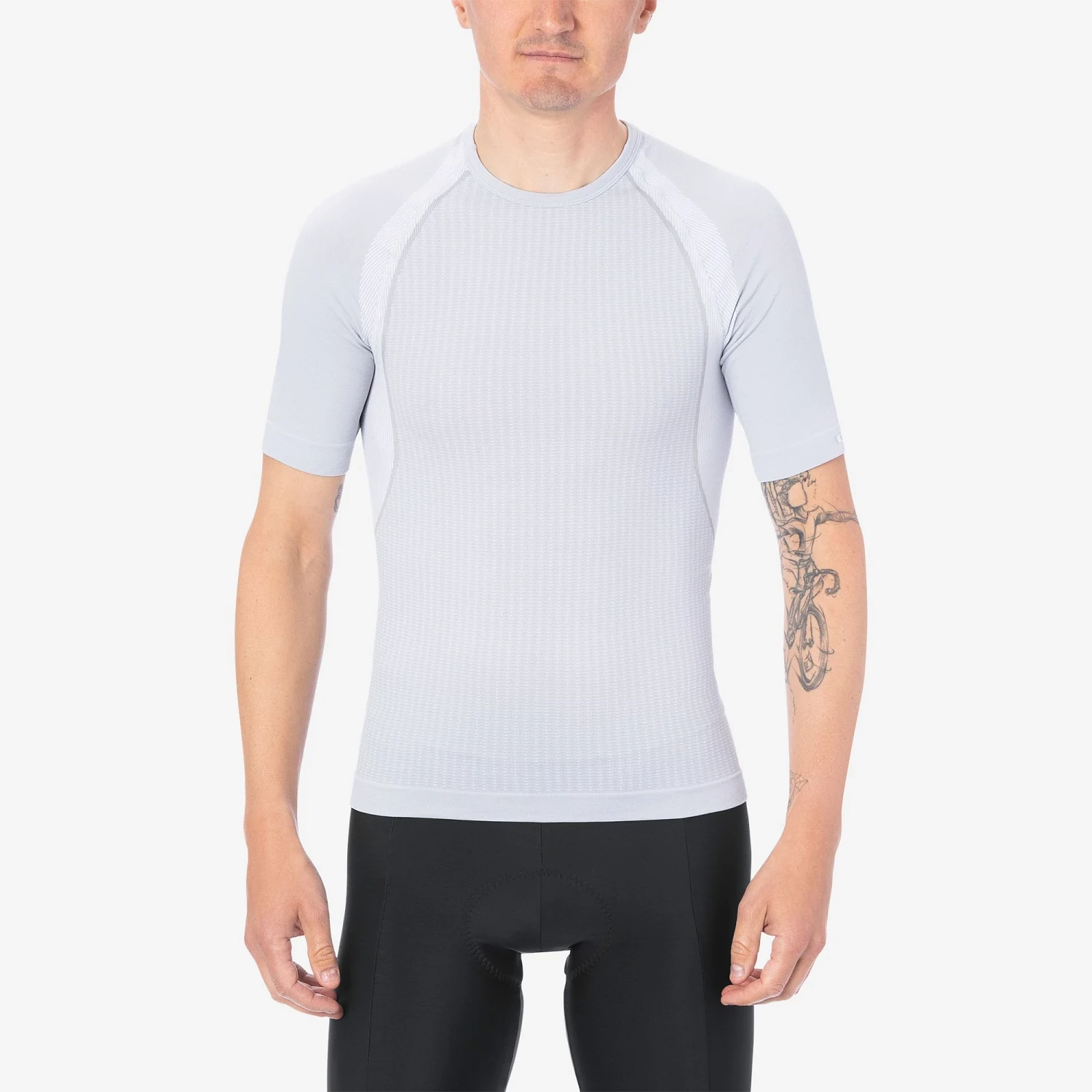 GA M CHRONO SS BASE LAYER WHT M/L